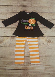 Cutest Pumpkin Pant Set